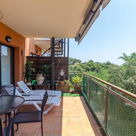 Boadella Atico - Seaview Penthouse דירה *